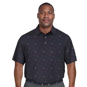 NWT Ben Hogan Performance Men's Palm Tree Printed Golf Polo Shirt 2XL